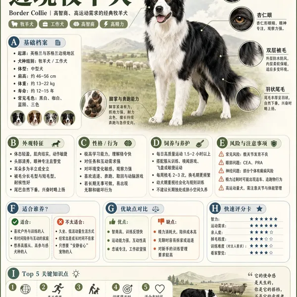 科普百科图（图鉴感 / 模块化）